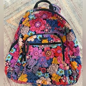 Vera Bradley Campus Backpack Fiesta Floral